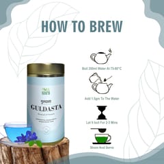 Brain Booster I Beneficial for Eyes I Caffeine Free I 30 Cups I Guldasta I Floral Tea