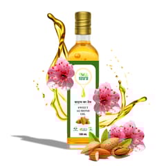 Sweet Almond oil I Wood Pressed I Baby Massage Oil I 100ML I Badaam Tel
