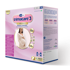 TRIMACARE™ 3 Advance Prenatal Multivitamin for Pregnancy | Folic Acid | Vitamin C | Vitamin D | Vitamin k | Calcium, Iron, Magnesium | Omega 3 Fatty Acid | Third Trimester