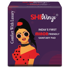SheWings Rash-Free XXL Sanitary Pads for Women – 315mmUltra-ThinwithSoft Viscose Top Sheet & Wings | 12 Pads for Heavy Flow & Night Use