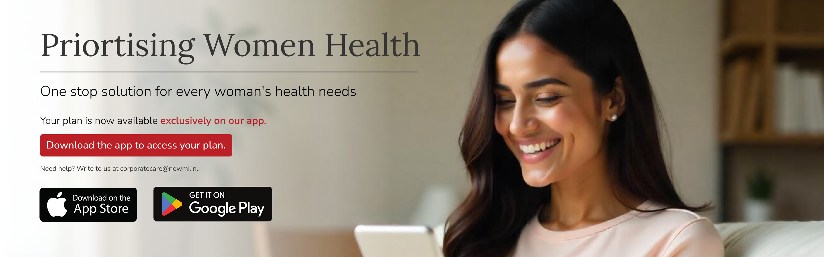 Women Health App Banner